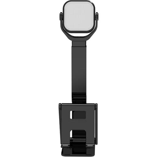 Adjustable Foldable Phone Holder Stand Broadcast Accessory Universal Mini Mobile Phone Stand Makeup Selfie with Fill Light Live