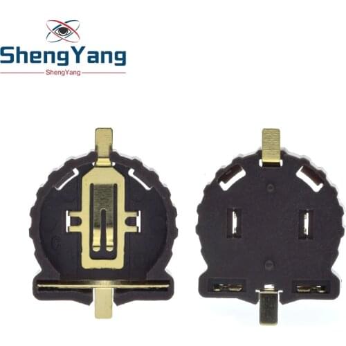 ShengYang 10PCS Button Battery Socket Clip Holder Box Case Portable CR1220 For Diy