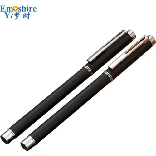Top Brand Ballpoint Pen Classic Design Luxury Roller Ball Pen Silver Clip Office School Writing Stationery Supplies Gifts P483