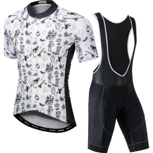 YOCENE ODM Men Bicycle Sports Jersey Wholesale Red Printing Zipper E-Bike Suit Polyester And Spandex Motorbike Clothing