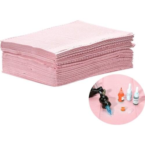 20PCS Disposable Tattoo Clean Pad Tattoo Table Covers Clean Pad Patient Dental Napkins Beauty Permanent Tattoo Accessories