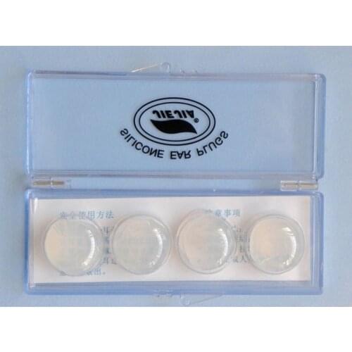 New 2 Pairs Professional Earplugs Soft Waterproof Reusable Silicone Ear Plugs Earbuds Swimming Protector Silicone Convenient