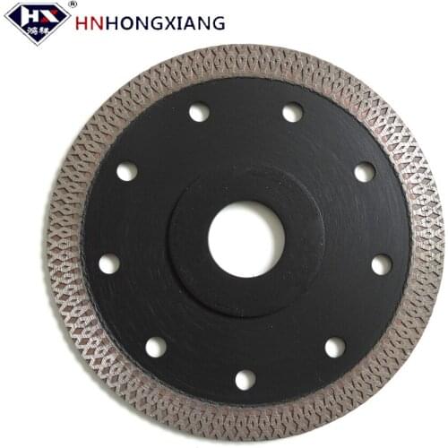 HNHONGXIANG Diamond Saw Blade 5" Hot Pressed Sintered X Mesh for Marble Machine, Angle Grinder, Electric Grinder Cutting Disc