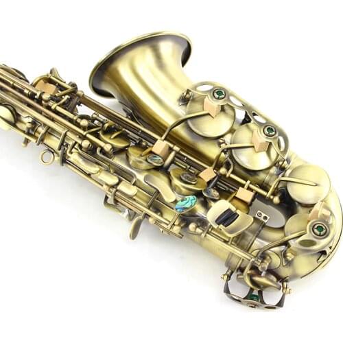 Customize Logo Saxophone Alto MG-82 Alto Eb Tune Sax E Flat Brass Antique Copper Simulation Sax Instruments With Mouthpiece Case