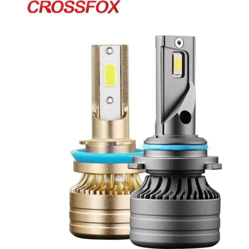 CROSSFOX Lampada H4 H7 LED Headlight 12V 6000K Lamps Bulbs for Cars H1 9005 HB3 9006 HB4 Led H9 H11 Fog Lights Canbus High Beam