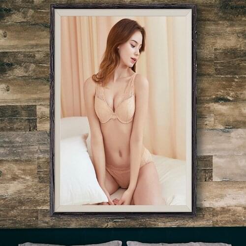 E090 Angelina Romashka Sexy Model Movie Star Wall Silk Cloth Poster Art Home Decoration Gift