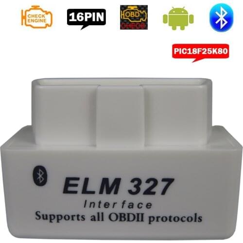 ELM-327 OBDII Diagnostic Tools Elm327 Bluetooth V1.5 OBD2 Elm 327 V 1.5 OBD 2 Auto Car Diagnostic Scanner for Android/PC