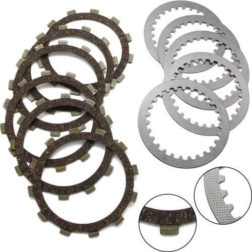 Motorcycle Steel Plate Disc Clutch Friction Plates For Yamaha XT250G XT250 1980 XT250H XT250J XT250K XT250KC High quality parts