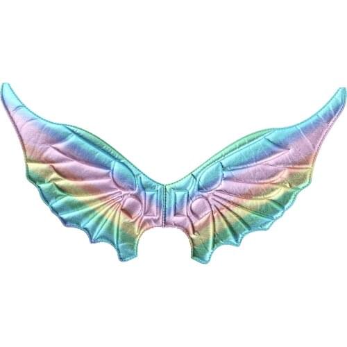 Girls Halloween Angel Wings with Elastic Shoulder Straps Princess Fairy Costume Christmas Birthday Props Party Dress Accessories