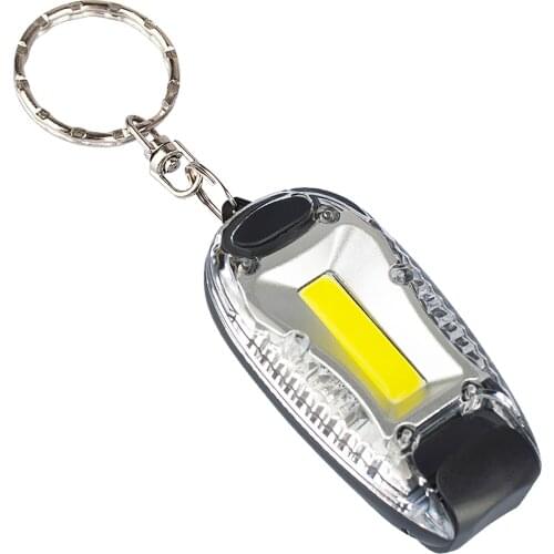 Mini LED Flashlight Keychain Portable Keyring Light Torch Key Chain Emergency Camping Lamp Backpack Light 2021 Hot Sale