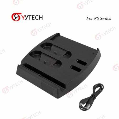 YYTECH Multi Function Charging Dock Station Charger Storage Stand For Nintendo Switch Accessories