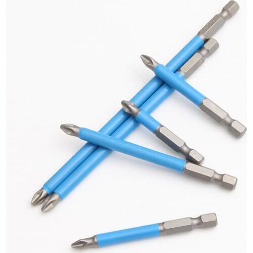6/7pcs PH2 Anti-Slip Electric Screwdriver Bit Set Bits 1/4" ( 6.35mm )Hex Shank Magnetic Bits Power Tools Accessories Phillips