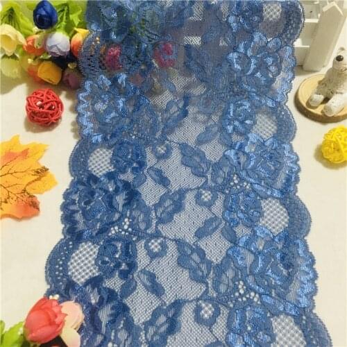 NO1492 Wide Color Elastic Lace Clothing Decorative Accessories 18 cm