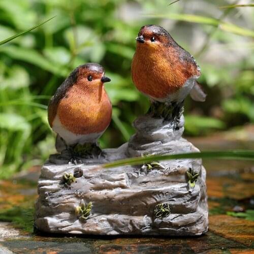 Pastoal Home Yard Simulation Animal Resin Birds Accessories Decor Crafts Garden Outdoor Balcony Figurines Ornaments Decoration