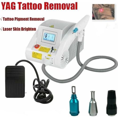 Q Switch ND YAG Carbon Laser Peel Tattoo Eyebrow Removal Machine Skin Whiten