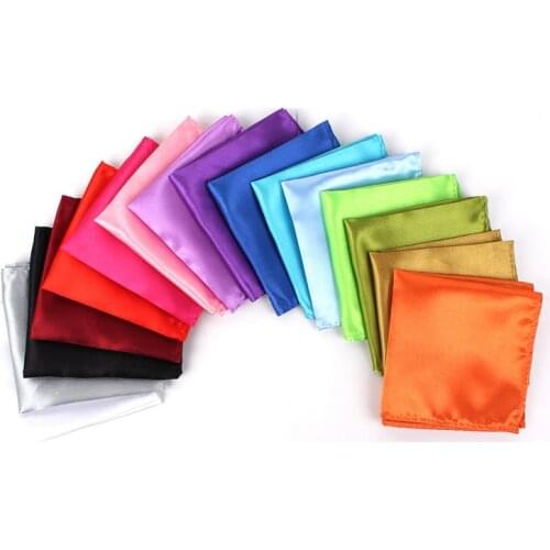 Luxury Mens Handkerchief Hankies Polyester Hanky Business Pocket Square Chest Towel Banquet Anniversary Commercial 22*22CM