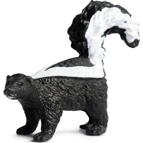 Skunk Animal Figure Collectible Toys Wild Animal Cognition Action Figures Simulation Animal Toys