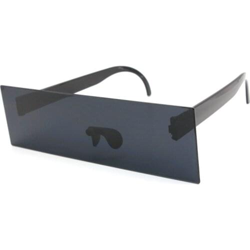 Futuristic Style Rectangle Fashion Mens Sun glasses Brand Designer Masculine Glasses party Punk hip hop sunglasses UV400 NX