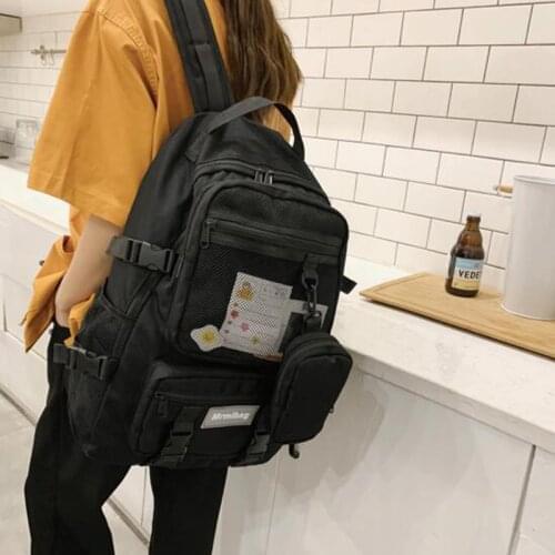 Large Capacity Schoolbag for Teenager Boys and Girls Shoulder Bag Men Women Backpack Travel Bag Pencil Bag Rucksack Mochila