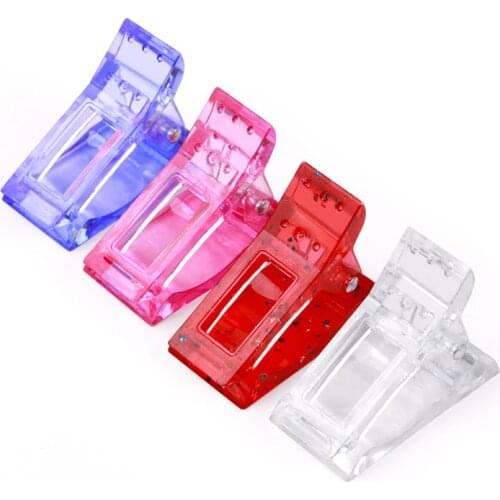 1 Pc Nail Clip PVC Nail Fake Finger Polish Extension Tips Quick Building Mold UV Gel LED Manicure Art Builder Tool Dropship
