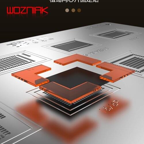 50pcs/1package 3D tin mesh chip holder high temperature resistance multi purpose chip quick fixture silicone paste quick repair