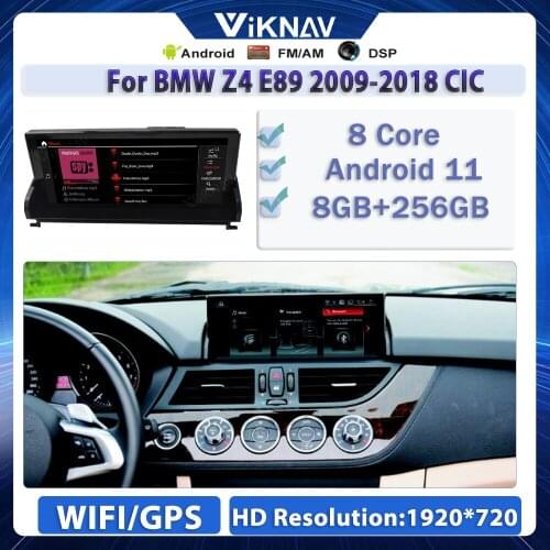 12.3 inch Android 11 Car Radio GPS Navigation ​For BMW Z4 E89 2009-2018 CIC DVD Multimedia Player With screen 2din