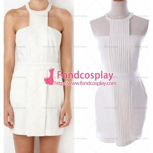 Sass Bide Style White Backless Dress Cosplay Costume Custom-made[G939]