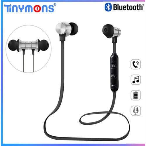 Wireless Bluetooth Headphone Sports Earphones Magnetic Stereo Headphones Waterproof Earphone for iPhone Android Phone XT11