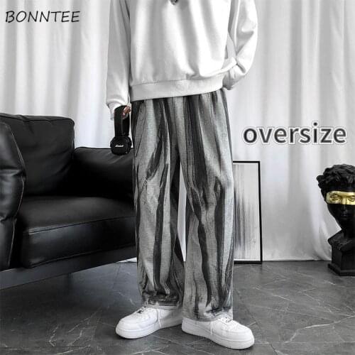 High Waisted Pants Women Chic Tie-dye Design Harajuku Popular Trendy Summer Basic Teens Trouser College Street Ladies Pantalones
