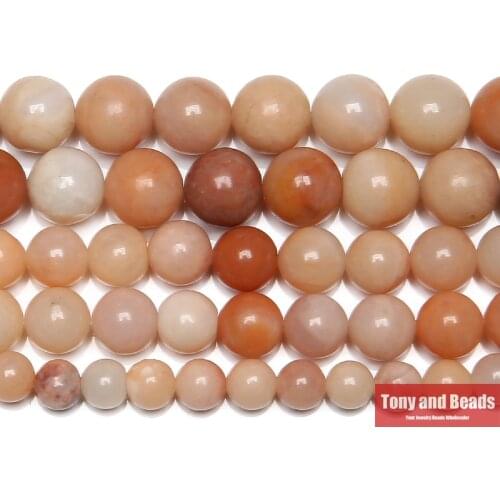 Natural Stone Pink Aventurine Beads In Loose 15" Strand 4 6 8 10 12 MM Pick Size For Jewelry Making
