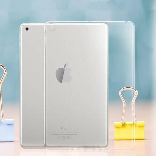 For iPad 10.2 8th Generation Case TPU Silicon Transparent Slim Cover for iPad 9.7 Air 2 3 Pro 10.5 11 Mini 2 3 4 5 Coque Capa