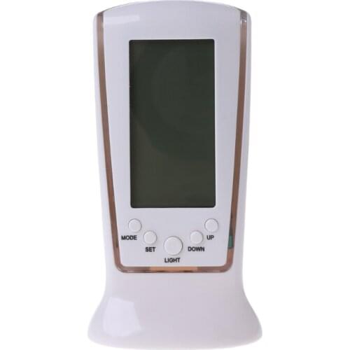 Digital LCD Alarm Clock Calendar Thermometer Backlight Home Essential Home Decor