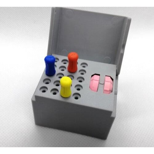 Dental Disinfection Autoclavable Endo Files Holder Box dental instrument 20 holes for Dental Dentist tool