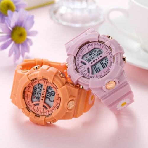 Electronic Digital Watch Multifunctional Fashion Watch Casual Wrist Watch For Women Girls d88