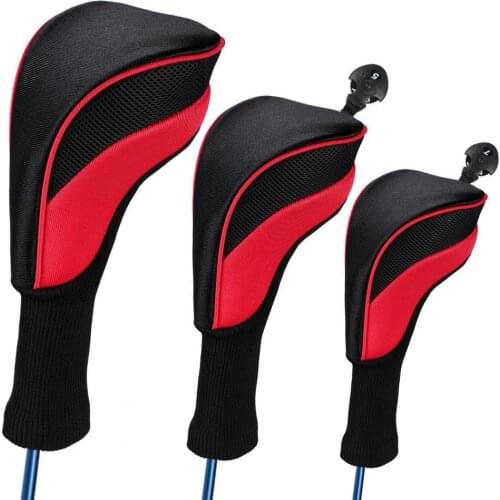 3Pcs Golf Club Head Iron Covers Golf irons Cover irons Clubs Golf Protective Portable Durable Tool