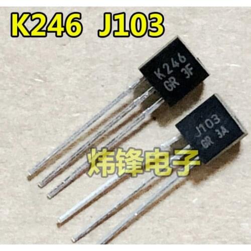 Xinyuan 10PCS/LOT 2SK246-GR TO92 2SK246 K 246 TO-92 2SK246-Y Channel amplifier effect transistor