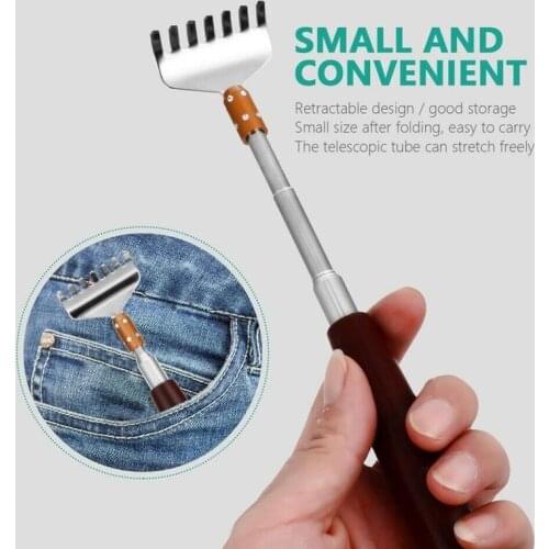 New Tickle Telescopic Back Scratcher DON'T Ask For Help Scratching Stick Bear Claw Scratching Rake Steel Tickling Massage Tool