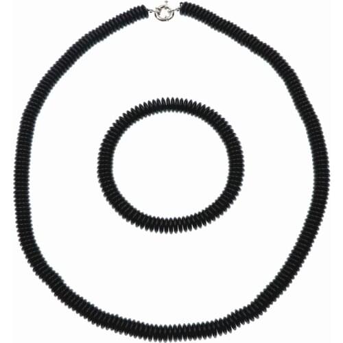 New Jewelry Set for Women African Beads Necklace Bracelet Jewelry Sets Wedding Choker Chain Bridal Dubai Ethiopian Jewellery B49