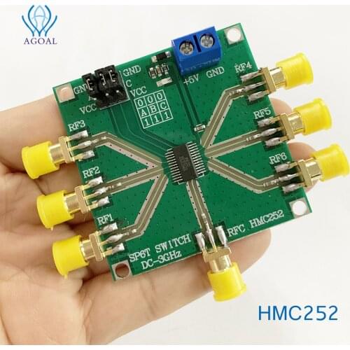 HMC252 DC-3 GHz RF Single-Pole Six-Throw Switch RF Switch Non-Reflective SP6T Switch