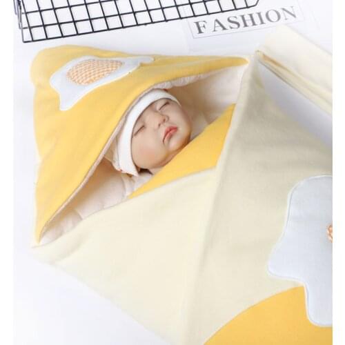 0-2years 88X88cm Baby Swaddle Blanket + Cap Newborn Cocoon Wrap Cotton Swaddling Bag Baby Envelope Sleep sack Winter Bedding