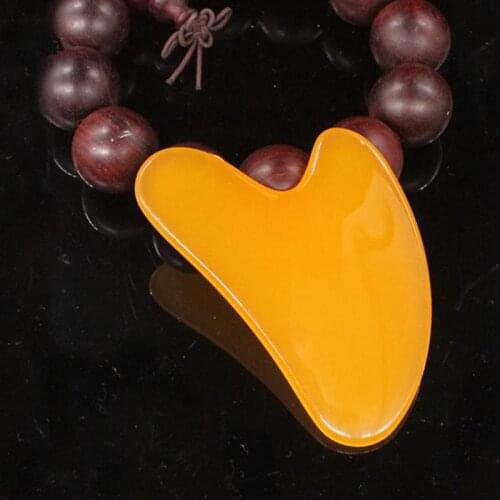 Resin Guasha Scraping Massage Scraper Face Massager Acupuncture Gua Sha Board Acupoint Face Eye Care SPA Massage Tool