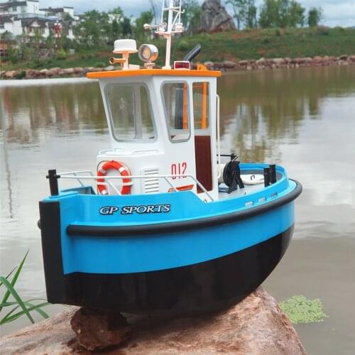 Q1plus Tugboat Model Set Q Egg Boat Rescue Boat Simulation Sailing Ship Model Birthday