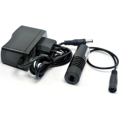 Adjusted Red Diode Lasers 650nm 40mw Laser Line Module 22x75mm w/ AC Adapter and 22mm Adjusted Heatsink