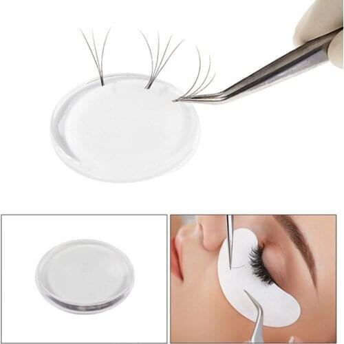Silicone Eyelash Extension Stand Holder Pallet Pad Eyelash Tray Holder Tool