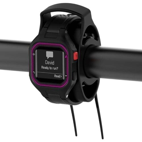 Silicone Bicycle Handlebar Mount Kit With Cable Ties For Garmin Forerunner Fitbit GPS Watch Quick Release Bike Mount Type Holder