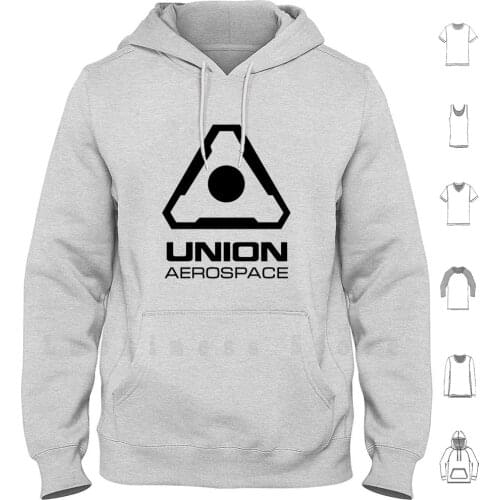 Union Aerospace - Black Insignia hoodies Doom Doom Eternal Uac Doomguy Doom Doom Guy
