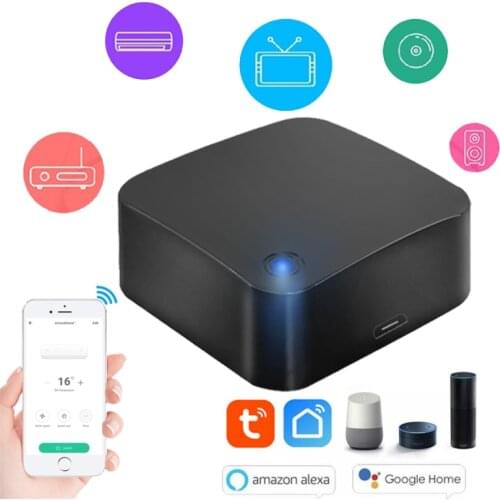 Smart Wireless WiFi-IR Remote Controller Tuya/Smart Life APP WiFi Infrared Remote Controller Air Conditioner TV