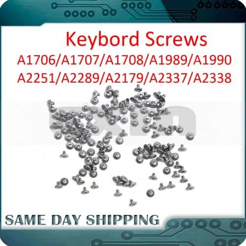 100Pcs/Bag Keyboard Screw A1706 A1707 A1708 A1989 A1990 A2159 A2251 A2289 A2179 A2337 A2338 for Macbook Pro Retina 13" 15"