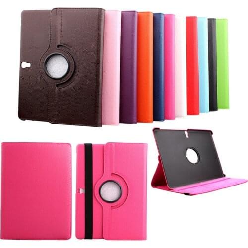 For Samsung Galaxy Tab S 10.5" T800 T801 T805 Pu Leather Rotating Case Stand Cover
