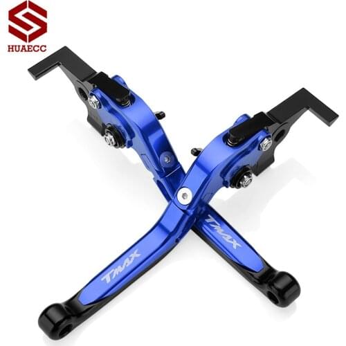 Motorcycle CNC Fold Extendable Clutch Brake Levers for Yamaha Tmax 530 T max T-max530 2012-2018 Tmax 500 2008-2011